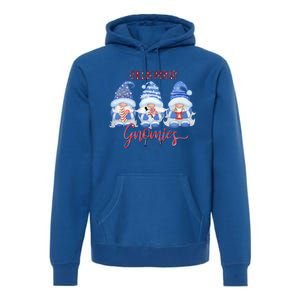 Chillin With My Gnomies Funny Gnome Christmas Meaningful Gift Premium Hoodie