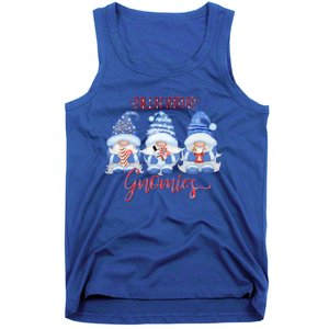 Chillin With My Gnomies Funny Gnome Christmas Meaningful Gift Tank Top