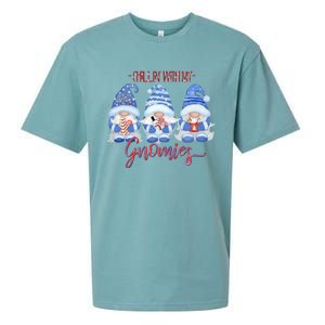 Chillin With My Gnomies Funny Gnome Christmas Meaningful Gift Sueded Cloud Jersey T-Shirt