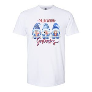 Chillin With My Gnomies Funny Gnome Christmas Meaningful Gift Softstyle CVC T-Shirt