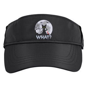 Cat What? Murderous Black Cat With Knife Halloween Costume Adult Drive Performance Visor