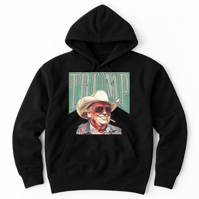 Cowboy Western Make America Great Trump Daddy Hoodie