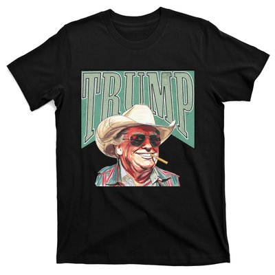 Cowboy Western Make America Great Trump Daddy T-Shirt