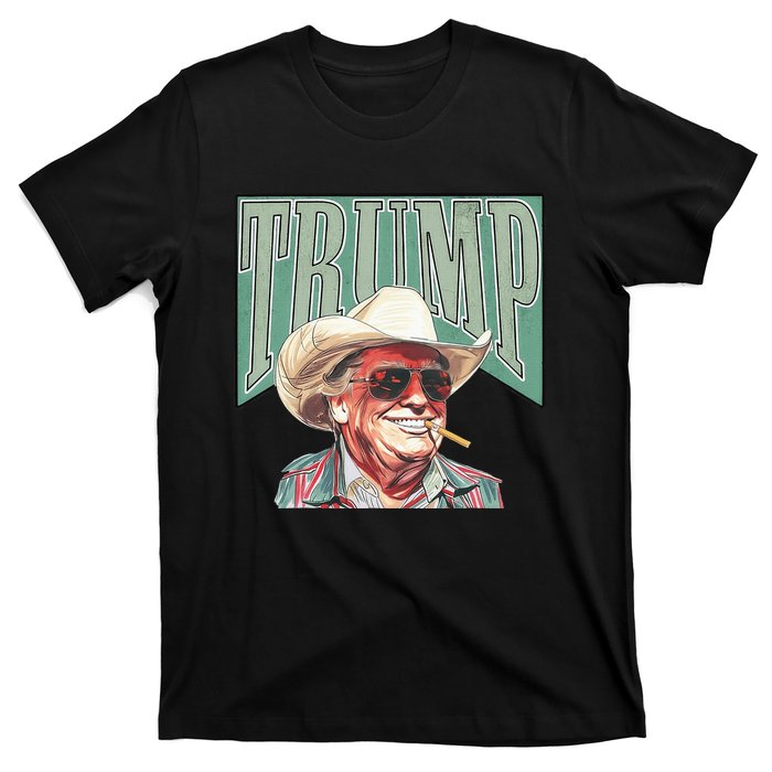 Cowboy Western Make America Great Trump Daddy T-Shirt