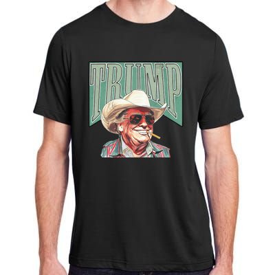 Cowboy Western Make America Great Trump Daddy Adult ChromaSoft Performance T-Shirt