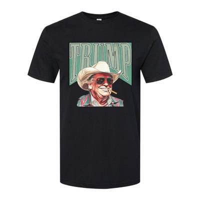 Cowboy Western Make America Great Trump Daddy Softstyle CVC T-Shirt