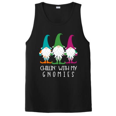 Chillin With My Gnomies Garden Gnome Christmas Lawn Care Meaningful Gift PosiCharge Competitor Tank