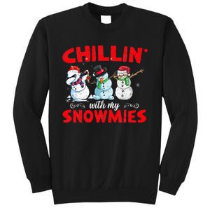 Chillin With My Snowmies Ugly Christmas  Sweatshirt