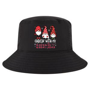 Chillin With My Gnomies Christmas Buffalo Plaid Xmas Family Gift Cool Comfort Performance Bucket Hat