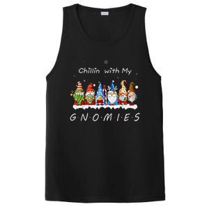 Chillin With My Gnomies Funny Gnome Christmas Pamajas Family PosiCharge Competitor Tank