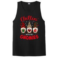 Chillin With My Gnomie Leopard Women Christmas Gnome Buffalo PosiCharge Competitor Tank