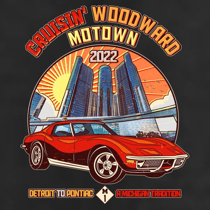 Cruisin Woodward Motown Detroit To Pontiac A Michigan Tradition Cool Comfort Performance Bucket Hat