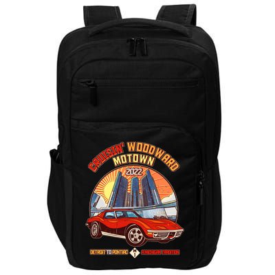 Cruisin Woodward Motown Detroit To Pontiac A Michigan Tradition Impact Tech Backpack