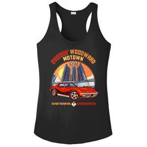 Cruisin Woodward Motown Detroit To Pontiac A Michigan Tradition Ladies PosiCharge Competitor Racerback Tank