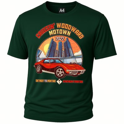 Cruisin Woodward Motown Detroit To Pontiac A Michigan Tradition Performance Shirt