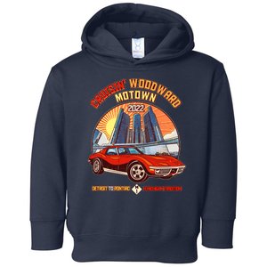 Cruisin Woodward Motown Detroit To Pontiac A Michigan Tradition Toddler Hoodie