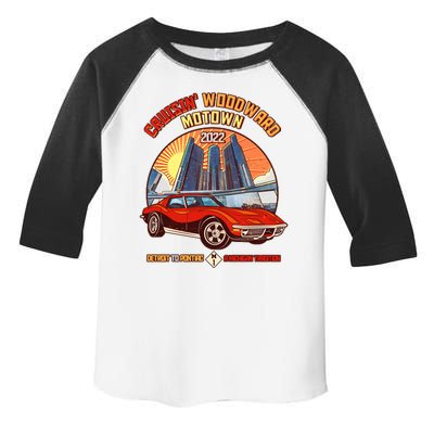 Cruisin Woodward Motown Detroit To Pontiac A Michigan Tradition Toddler Fine Jersey T-Shirt