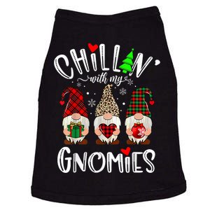 Chillin With My Gnomies Christmas Gnome Family Matching Xmas Doggie Tank