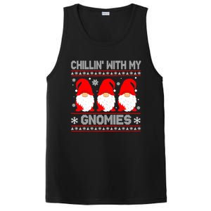 Chillin With My Gnomies Matching Family Christmas Gnome Gift PosiCharge Competitor Tank