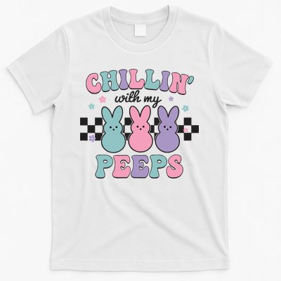 Chillin With My Peeps Easter Bunny T-Shirt