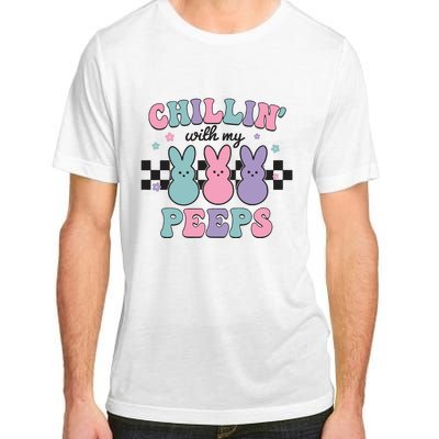 Chillin With My Peeps Easter Bunny Adult ChromaSoft Performance T-Shirt