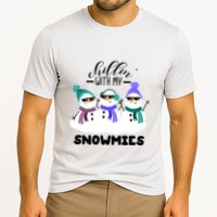 Chillin With My Snowmies Funny Christmas Pajamas Xmas Gifts Performance Shirt