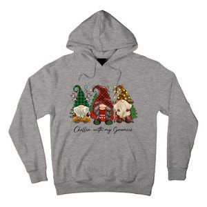 Chillin With My Gnomies Matching Family Christmas Gnome Tall Hoodie