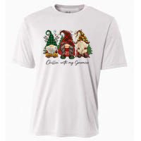 Chillin With My Gnomies Matching Family Christmas Gnome Cooling Performance Crew T-Shirt