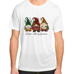 Chillin With My Gnomies Matching Family Christmas Gnome Adult ChromaSoft Performance T-Shirt