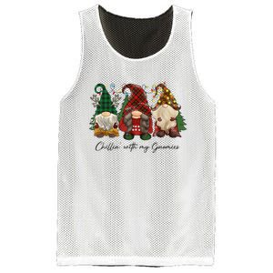 Chillin With My Gnomies Matching Family Christmas Gnome Mesh Reversible Basketball Jersey Tank