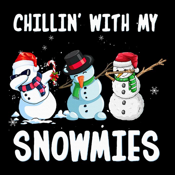 Chillin With My Snowmies Family Pajamas Snowman Christmas 16 in Basic Backpack