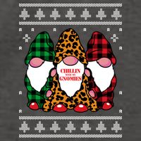 Chillin With My Gnomies Gnomes In Pajamas Ugly Christmas Vector Backpack