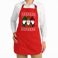 Chillin With My Gnomies Gnomes In Pajamas Ugly Christmas Apron