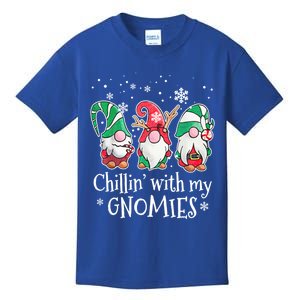 Chillin With My Gnomies Gift Kids T-Shirt