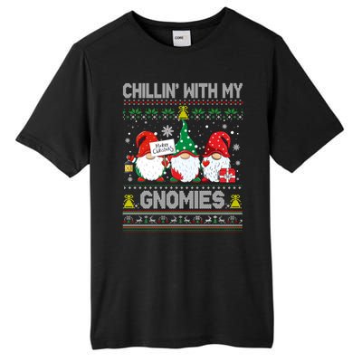 Chillin With My Gnomies Matching Family Christmas Pjs Gnome Tall Fusion ChromaSoft Performance T-Shirt