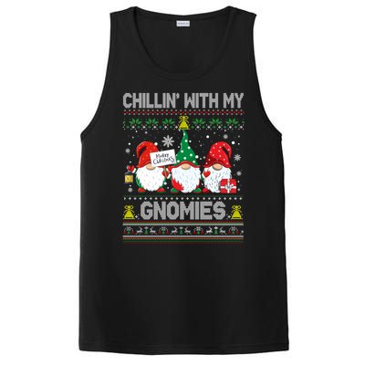 Chillin With My Gnomies Matching Family Christmas Pjs Gnome PosiCharge Competitor Tank