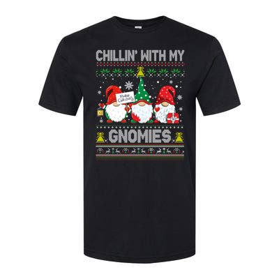 Chillin With My Gnomies Matching Family Christmas Pjs Gnome Softstyle CVC T-Shirt