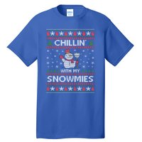 Chillin With My Snowmies Gift Tall T-Shirt