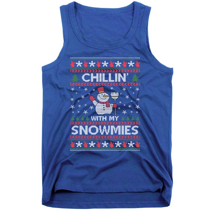 Chillin With My Snowmies Gift Tank Top