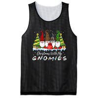 Christmas With My Gnomies Merry Christmas Buffalo Plaid Mesh Reversible Basketball Jersey Tank