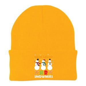 Chillin With My Hr Ager Snowmies Xmas Hu Resource Gift Knit Cap Winter Beanie