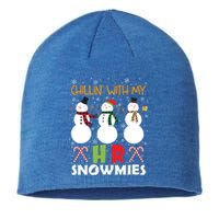 Chillin With My Hr Ager Snowmies Xmas Hu Resource Gift Sustainable Beanie