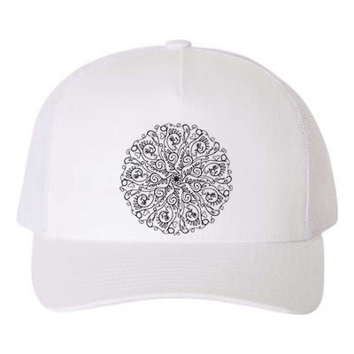 Curse Word Mandala Yupoong Adult 5-Panel Trucker Hat