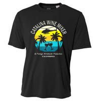 Cata.Lina Wine Mixer Party Cooling Performance Crew T-Shirt