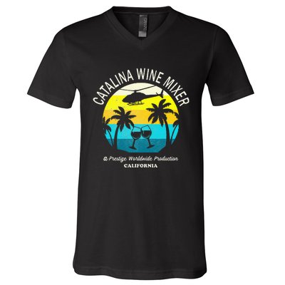 Cata.Lina Wine Mixer Party V-Neck T-Shirt