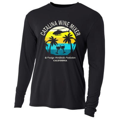 Cata.Lina Wine Mixer Party Cooling Performance Long Sleeve Crew