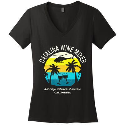 Cata.Lina Wine Mixer Party Women's V-Neck T-Shirt