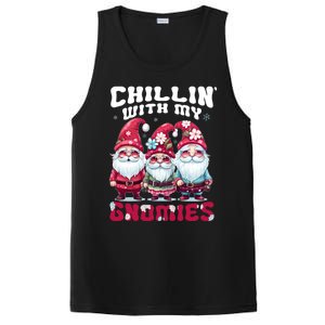 Chillin With My Gnomies Santa Claus Gnomes Groovy Christmas Gift PosiCharge Competitor Tank