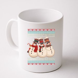 Chillin With My Snowmies Ugly Christmas Snowman Coffee Mug