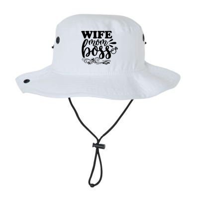 Cute Wife Mom Boss For Mothers Wives And Bosses Design Gift Legacy Cool Fit Booney Bucket Hat